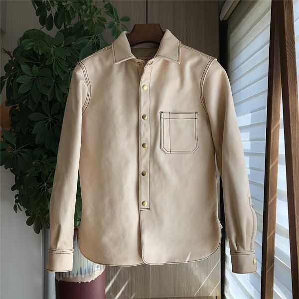men's leather & faux yrquality .sales.high italy primary tanned cowhide jacket.luxury slim 1.3mm thick genuine shirt.fashion, Black
men's leather & faux yrquality .sales.high italy primary tanned cowhide jacket.luxury slim 1.3mm thick genuine shirt.fashion, Black