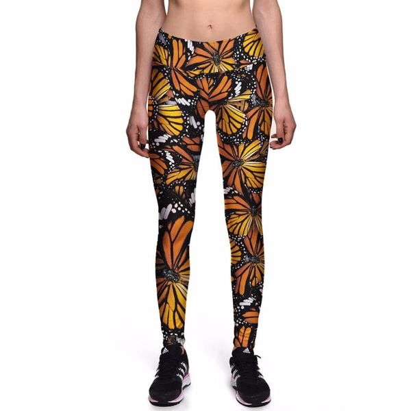 women's leggings arrival yellow butterfly high waist worker pencil pants plus size, Black
women's leggings arrival yellow butterfly high waist worker pencil pants plus size, Black