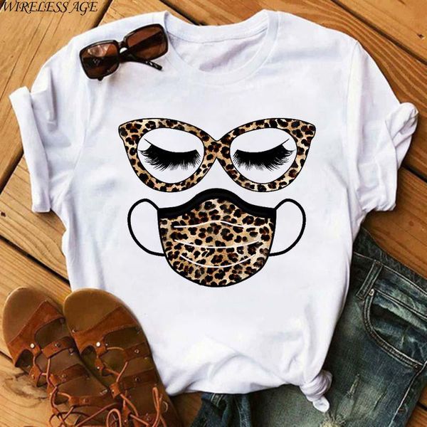 women's t-shirt wireless age t shirt women short sleeve mask eyelashes cotton round neck print loose casual summer fashion wild, White
women's t-shirt wireless age t shirt women short sleeve mask eyelashes cotton round neck print loose casual summer fashion wild, White