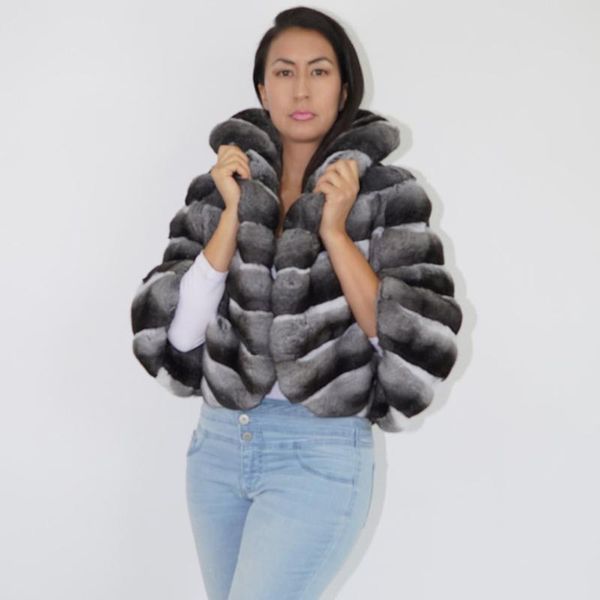 women's fur & faux real rex jacket fashion cropped overcoat plus size coat customized, Black
women's fur & faux real rex jacket fashion cropped overcoat plus size coat customized, Black