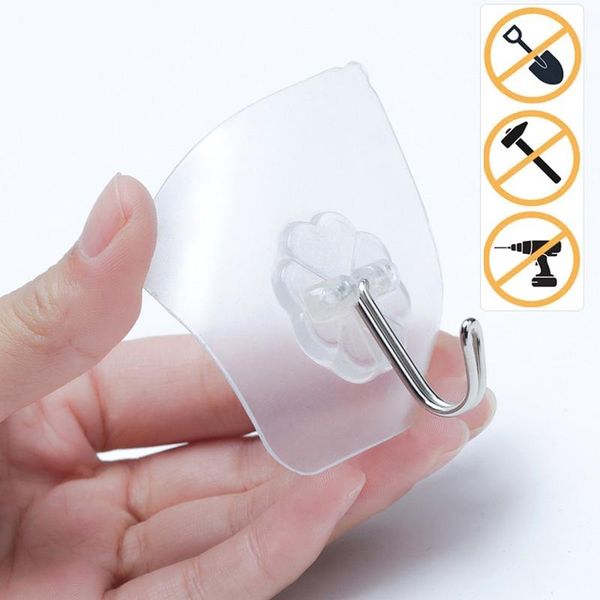 hooks & rails oilproof waterproof transparent wall self adhesive reusable seamless hanging hook for kitchen bathroom office
hooks & rails oilproof waterproof transparent wall self adhesive reusable seamless hanging hook for kitchen bathroom office