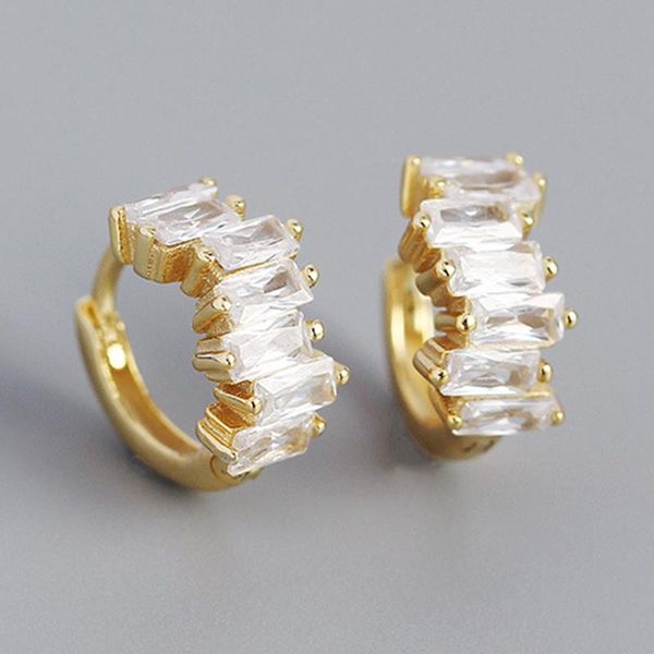 hoop & huggie luxury rectangular zircon irregular earrings white crystal 925 sterling silver round party wedding ear accessories, Golden;silver
hoop & huggie luxury rectangular zircon irregular earrings white crystal 925 sterling silver round party wedding ear accessories, Golden;silver