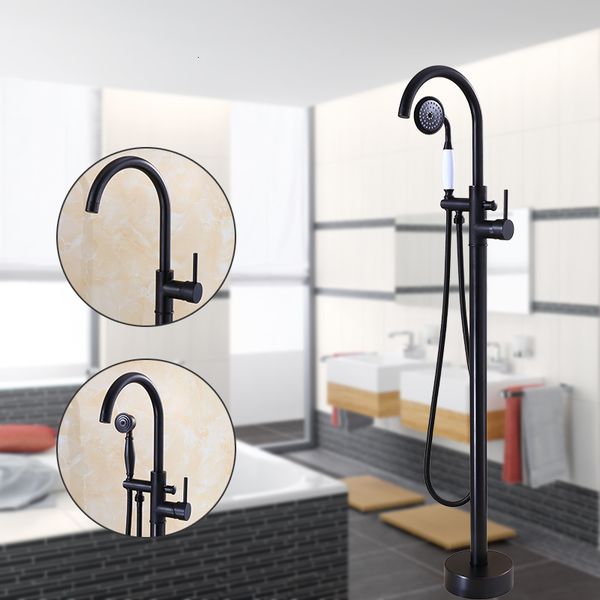 2021 new modern standing faucet tub filler fashion black oil brushed floor mount with hand shower bathtub mixer taps u0k7
2021 new modern standing faucet tub filler fashion black oil brushed floor mount with hand shower bathtub mixer taps u0k7
