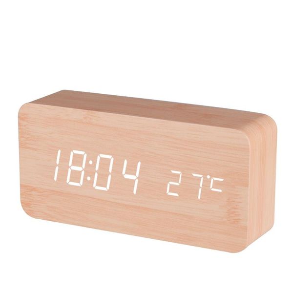 desk & table clocks led wood clock digital display alarm sleepy double sound control with usb cable
desk & table clocks led wood clock digital display alarm sleepy double sound control with usb cable