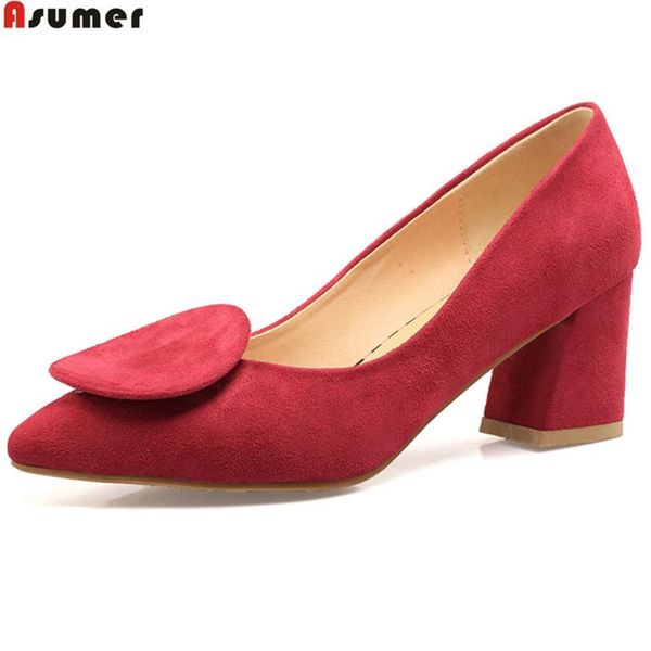 dress shoes asumer black red apricot pointed toe fashion spring auutmn ladies pumps square heel elegant women high heels plus size
dress shoes asumer black red apricot pointed toe fashion spring auutmn ladies pumps square heel elegant women high heels plus size