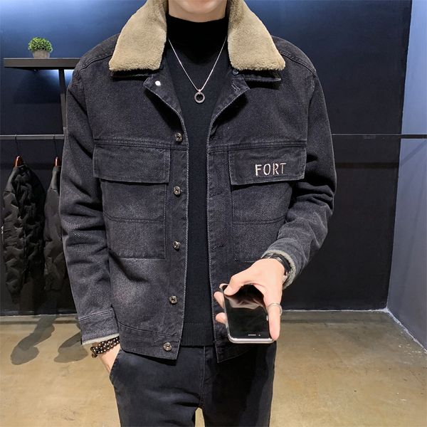 2021 new winter of jeans men's clothes turn down collar front pockets thin casual fit denies 3xl-m jackets y2r3, Black;brown
2021 new winter of jeans men's clothes turn down collar front pockets thin casual fit denies 3xl-m jackets y2r3, Black;brown