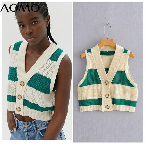 women's knits & tees aomo women 2021 fashion striped crop knitted vest sweater v neck sleeveless female waistcoat chic bc53a, White
women's knits & tees aomo women 2021 fashion striped crop knitted vest sweater v neck sleeveless female waistcoat chic bc53a, White