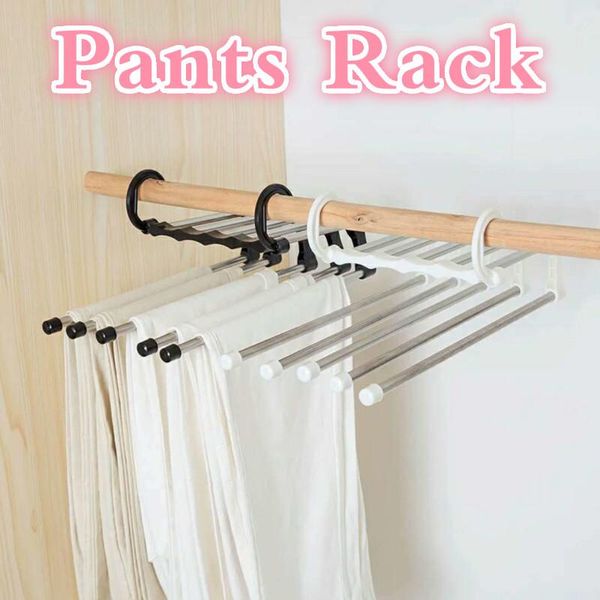 hangers & racks stainless steel multilayer storage cloth hanger clothes pants rack home closet organizer
hangers & racks stainless steel multilayer storage cloth hanger clothes pants rack home closet organizer