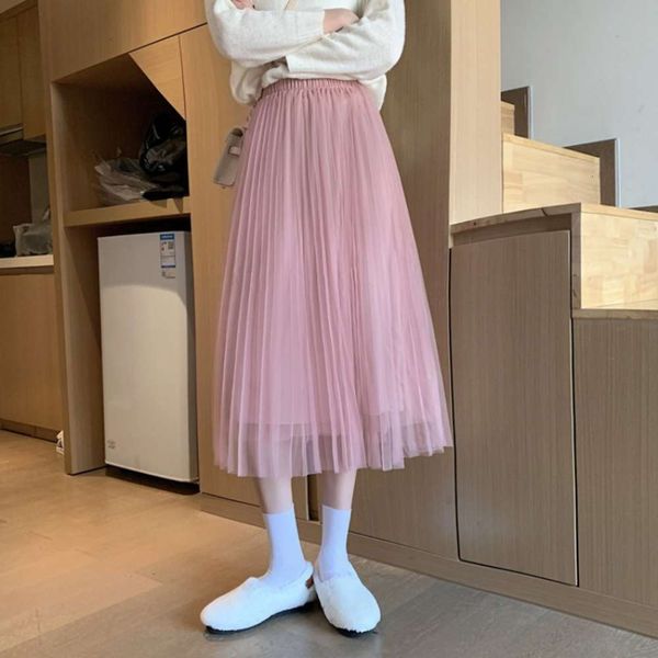 popular mesh high autumn new and waist pleated winter 2021 medium length temperament a-line skirt women's wear hot, White;black
popular mesh high autumn new and waist pleated winter 2021 medium length temperament a-line skirt women's wear hot, White;black