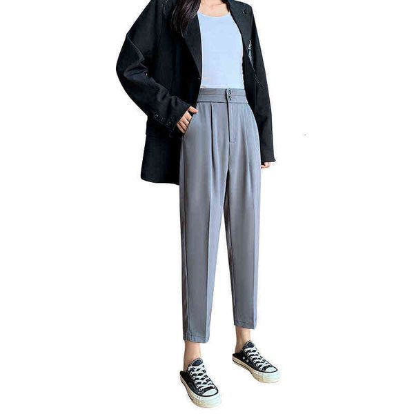 live exclusive suit pants straight tube high waist pipe nine point harlan trousers, Black;white
live exclusive suit pants straight tube high waist pipe nine point harlan trousers, Black;white