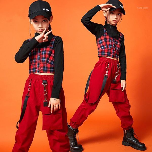 clothing sets hip hop girl crop sweatshirt joggers kids streetwear red cargo pants plaid camisole child clothes jazz dance costumes1, White
clothing sets hip hop girl crop sweatshirt joggers kids streetwear red cargo pants plaid camisole child clothes jazz dance costumes1, White