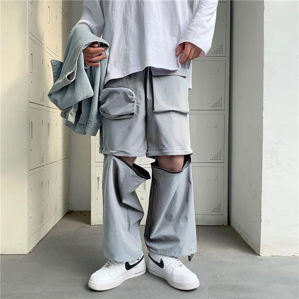 men's pants multi-pocket cargo men's fashion casual wide-leg mens japanese streetwear loose hip-hop straight trousers, Black
men's pants multi-pocket cargo men's fashion casual wide-leg mens japanese streetwear loose hip-hop straight trousers, Black