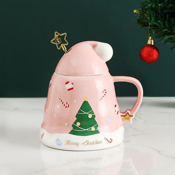 mugs christmas ceramic mug with lid & spoon xmas cap shaped glazed cup festival cartoon creative gift for kids friends
mugs christmas ceramic mug with lid & spoon xmas cap shaped glazed cup festival cartoon creative gift for kids friends