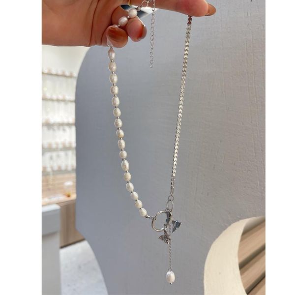 pendant necklaces vintage freshwater pearl butterfly necklace for women butterflies charm choker boho fashion jewelry gift, Silver
pendant necklaces vintage freshwater pearl butterfly necklace for women butterflies charm choker boho fashion jewelry gift, Silver