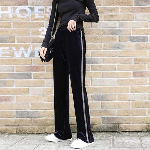 women's pants & capris 2021 autumn wide leg women casual high waist long harem female beading office lady bottoms, Black;white
women's pants & capris 2021 autumn wide leg women casual high waist long harem female beading office lady bottoms, Black;white