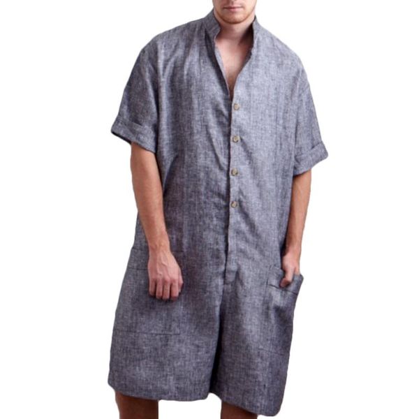 men's tracksuits summer rompers cargo short pants casual set cotton shortsleeve shirts suit overalls playsuit onesies for adults jumpsu, Gray
men's tracksuits summer rompers cargo short pants casual set cotton shortsleeve shirts suit overalls playsuit onesies for adults jumpsu, Gray