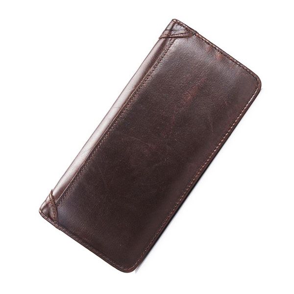 wallets classic genuine leather wallet men grain cow purse male with card holders note compartment long men's brown, Red;black 
wallets classic genuine leather wallet men grain cow purse male with card holders note compartment long men's brown, Red;black