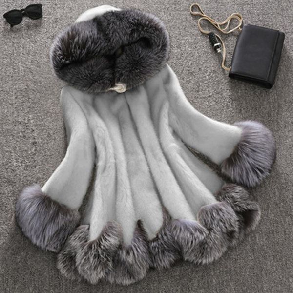 women's fur & faux mink coats women coat autumn winter elegant thick warm outerwear fake jacket chaquetas mujer s-12xl plus size, Black
women's fur & faux mink coats women coat autumn winter elegant thick warm outerwear fake jacket chaquetas mujer s-12xl plus size, Black