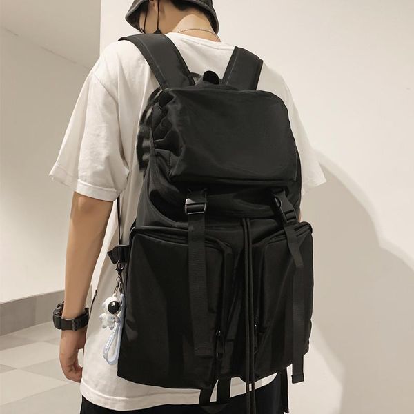 backpack schoolbag college student black large capacity 2021 fashion female ins computer bag cool
backpack schoolbag college student black large capacity 2021 fashion female ins computer bag cool