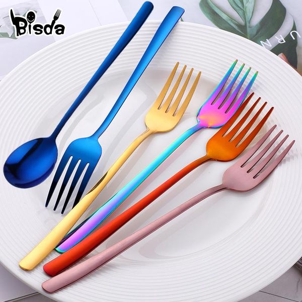 dinnerware sets 2pcs spoon fork set stainless steel flatware colorful dessert dinner utensil long handle salad forks soup spoons home
dinnerware sets 2pcs spoon fork set stainless steel flatware colorful dessert dinner utensil long handle salad forks soup spoons home