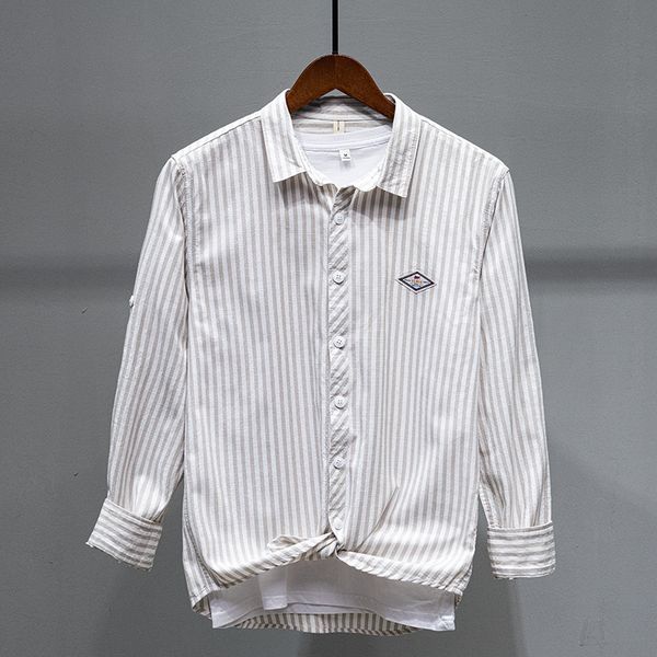 2021 new 100% algodo de manga comprida marca listra casual vermelho listrado camisas para homens moda confortvel camisa masculina uu7j, White
2021 new 100% algodo de manga comprida marca listra casual vermelho listrado camisas para homens moda confortvel camisa masculina uu7j, White