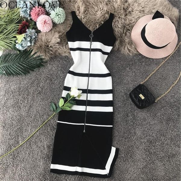 v neck striped women tanks summer dress high waist zipper midi dresses knitting stretch bodycon vestidos 12203, White
v neck striped women tanks summer dress high waist zipper midi dresses knitting stretch bodycon vestidos 12203, White