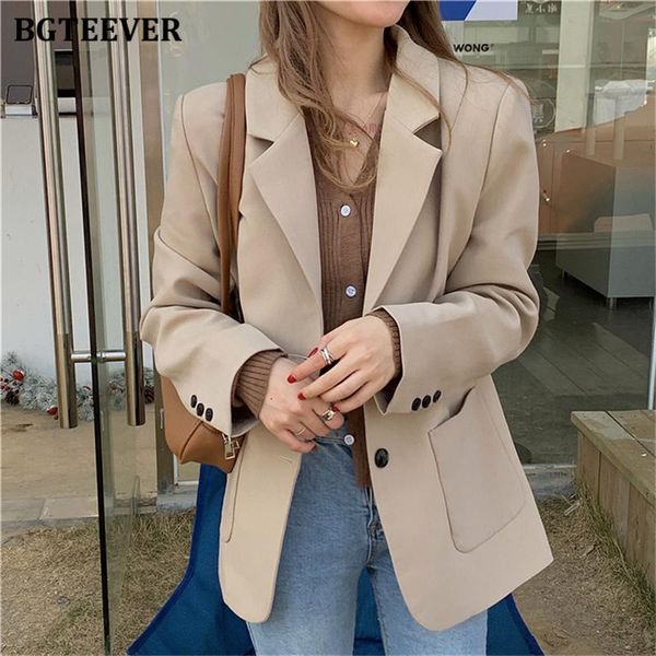 women's suits & blazers bgteever elegant notched collar solid suit jackets for women spring casual loose single-breasted pockets ladies, White;black
women's suits & blazers bgteever elegant notched collar solid suit jackets for women spring casual loose single-breasted pockets ladies, White;black