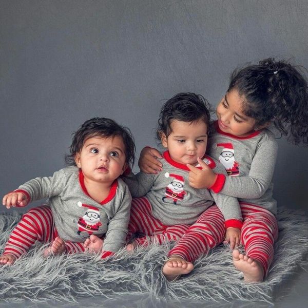 xmas pajamas set toddler kids boy girl santa pajamas long sleeve t shirt long pants christmas baby outfits sleepwear nightwear, White
xmas pajamas set toddler kids boy girl santa pajamas long sleeve t shirt long pants christmas baby outfits sleepwear nightwear, White