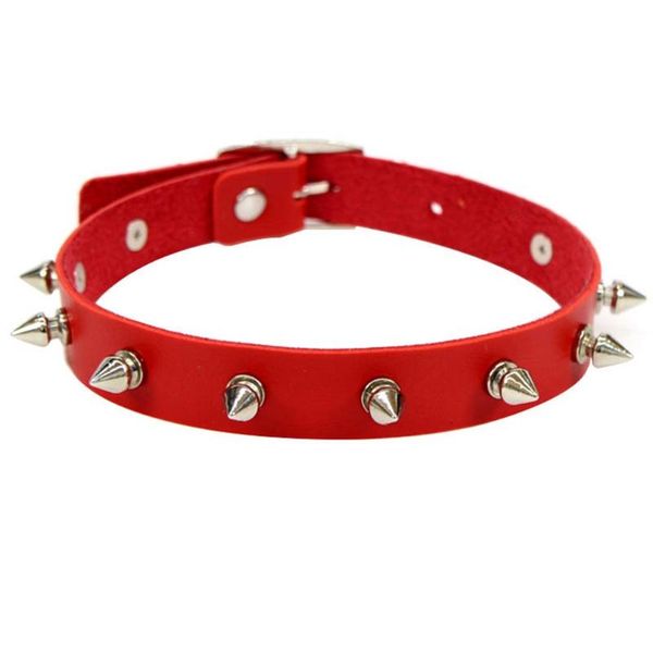 chokers 2021 leather punk spike rivet choker necklace studded collar for women men party club chockers gothic cosplay jewelry, Golden;silver
chokers 2021 leather punk spike rivet choker necklace studded collar for women men party club chockers gothic cosplay jewelry, Golden;silver