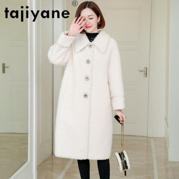 women's fur & faux women clothes winter 2021 real coat woman 100% wool jackets female sheep shearing jacket long coats casaco tn781, Black
women's fur & faux women clothes winter 2021 real coat woman 100% wool jackets female sheep shearing jacket long coats casaco tn781, Black