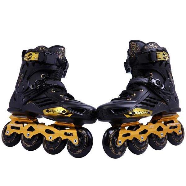 inline & roller skates liku neutral black gold fitness professional fancy flat shoes beginner
inline & roller skates liku neutral black gold fitness professional fancy flat shoes beginner