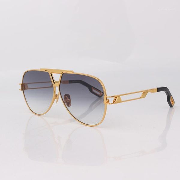 gold metal sunglasses for men classic pilot style cut out temples, White;black
gold metal sunglasses for men classic pilot style cut out temples, White;black