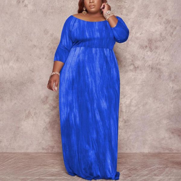 casual dresses 4xl 5xl plus size for women full sleeve high waisted floor length solid elegant evening night party long dress vestidos, Black;gray
casual dresses 4xl 5xl plus size for women full sleeve high waisted floor length solid elegant evening night party long dress vestidos, Black;gray