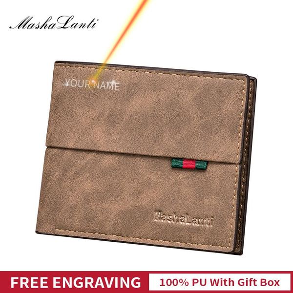 wallets engraving pu leather men wallet coin purse small mini card holder folding portomonee male walet pocket custom name for gift, Red;black
wallets engraving pu leather men wallet coin purse small mini card holder folding portomonee male walet pocket custom name for gift, Red;black