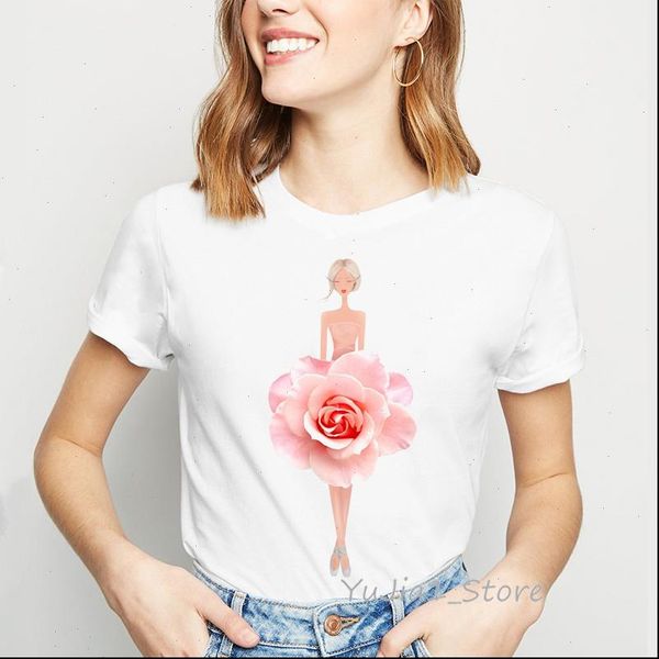 pink flower dress art printed tshirt women summer new fashion cute tee shirt femme aesthetic clothes kawaii shirt, White
pink flower dress art printed tshirt women summer new fashion cute tee shirt femme aesthetic clothes kawaii shirt, White