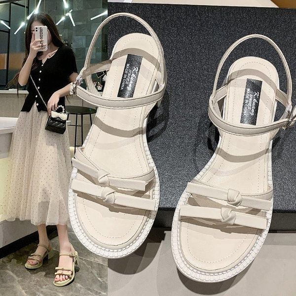 sandals the summer modern fairy wind casual buckle strap fashion shallow back square heel solid med (3cm-5cm), Black
sandals the summer modern fairy wind casual buckle strap fashion shallow back square heel solid med (3cm-5cm), Black