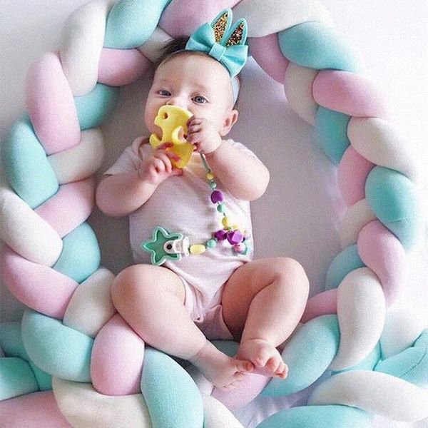 baby bed bumper pure color weaving knot design newborn crib pad protection cot bumpers bedding accessories for infant room decor
baby bed bumper pure color weaving knot design newborn crib pad protection cot bumpers bedding accessories for infant room decor