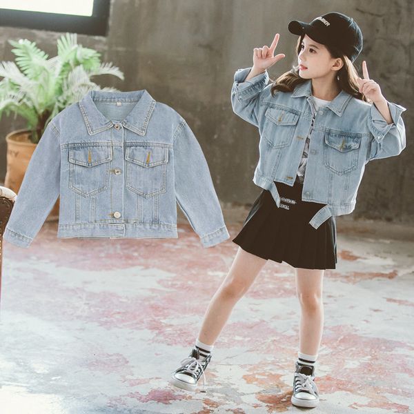2021 new spring fall casual baby fashion denim jackets for girls high-quality teenage girl coats child korean clothes 4-13y xm4q, Blue;gray
2021 new spring fall casual baby fashion denim jackets for girls high-quality teenage girl coats child korean clothes 4-13y xm4q, Blue;gray