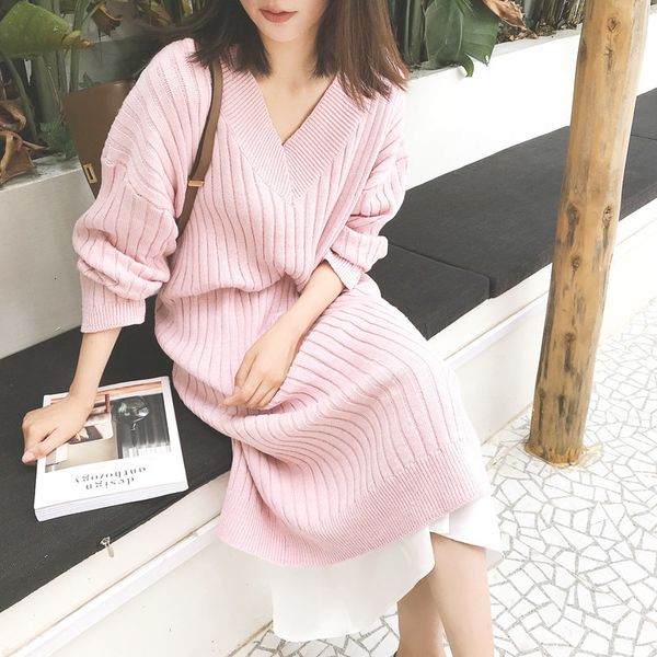 2021 new autumn winter women mid-calf knitting straight es v-neck korean style elegant solid casual dr7784 ynov, Black;gray
2021 new autumn winter women mid-calf knitting straight es v-neck korean style elegant solid casual dr7784 ynov, Black;gray