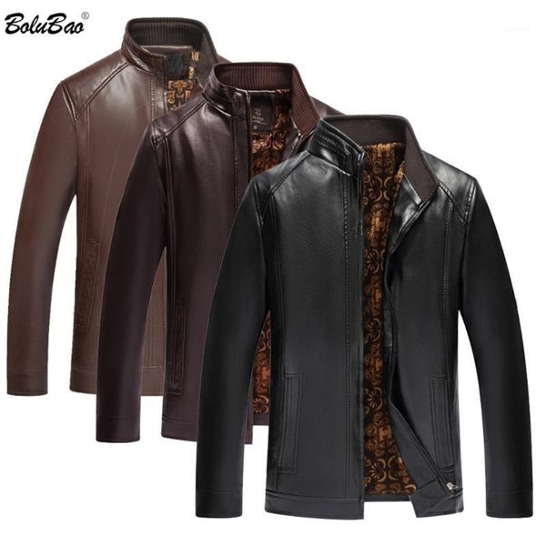 men's fur & faux bolubao brand leisure pu leather jacket men lapel solid color jackets coats fashion clothing, Black
men's fur & faux bolubao brand leisure pu leather jacket men lapel solid color jackets coats fashion clothing, Black