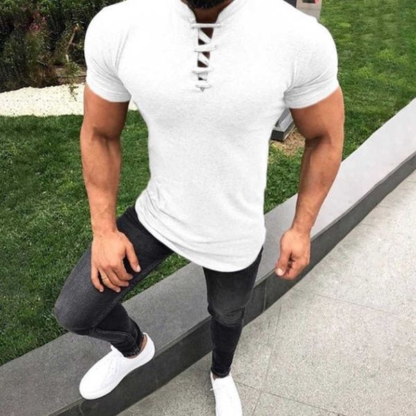 demandmen's goods in great casual t-shirt short sleeve slim fit muscle concise tee shirts summer new men solid color t shirt, White;black
demandmen's goods in great casual t-shirt short sleeve slim fit muscle concise tee shirts summer new men solid color t shirt, White;black