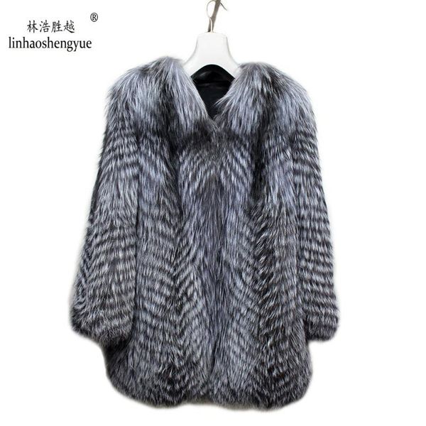 women's fur & faux linhaoshengyue silver long coat fashionable, warm and versatile, Black
women's fur & faux linhaoshengyue silver long coat fashionable, warm and versatile, Black