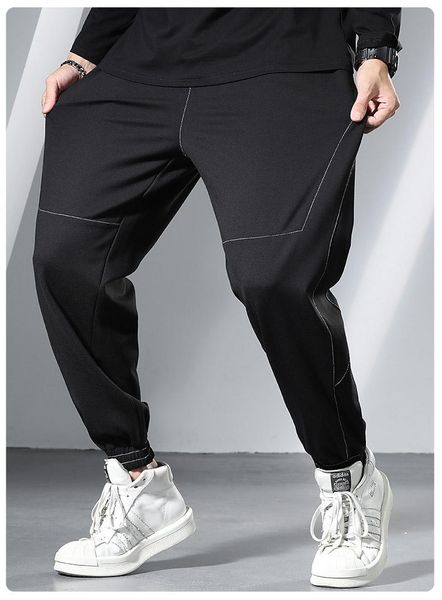 wb02234 fashion men's pants 2021 runway european design party style men's clothing, Black
wb02234 fashion men's pants 2021 runway european design party style men's clothing, Black
