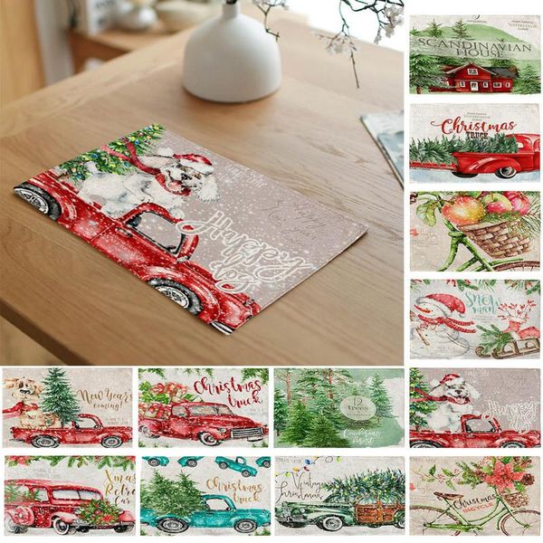 mats & pads christmas table el tableware mat decorations for home pvc printed navidad natal decoration
mats & pads christmas table el tableware mat decorations for home pvc printed navidad natal decoration