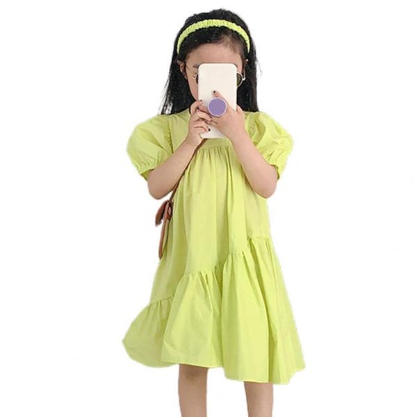 girl's dresses girls loose dress puff sleeve princess style solid color simple daily wear, Red;yellow
girl's dresses girls loose dress puff sleeve princess style solid color simple daily wear, Red;yellow
