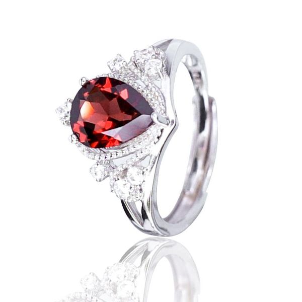 cluster rings garnet 925 silver ring natural crown pear shape 2021 fashion simple female jewelry adjustable opening party gift, Golden;silver
cluster rings garnet 925 silver ring natural crown pear shape 2021 fashion simple female jewelry adjustable opening party gift, Golden;silver