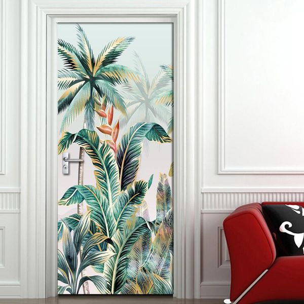 tropical plant leaves door stickerpvc self-adhesive waterproof detachable poster wallpaper living room bedroom door decor decal
tropical plant leaves door stickerpvc self-adhesive waterproof detachable poster wallpaper living room bedroom door decor decal