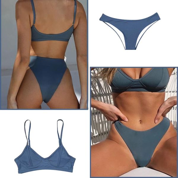 bikini swimwear high waist strapless bikini pure color women swimsuit padded bathing suit female swimwear women biquini
bikini swimwear high waist strapless bikini pure color women swimsuit padded bathing suit female swimwear women biquini