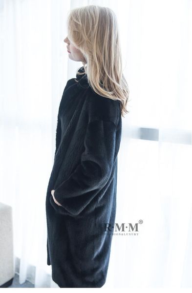 women's fur & faux elegant cocoon - shaped long suit coat imitation lady women trim, Black
women's fur & faux elegant cocoon - shaped long suit coat imitation lady women trim, Black