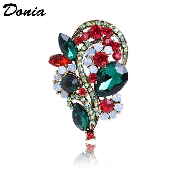 pins, brooches donia jewelry europe and usa pin for coat large glass brooch alloy flower hollow christmas gifts, Gray
pins, brooches donia jewelry europe and usa pin for coat large glass brooch alloy flower hollow christmas gifts, Gray